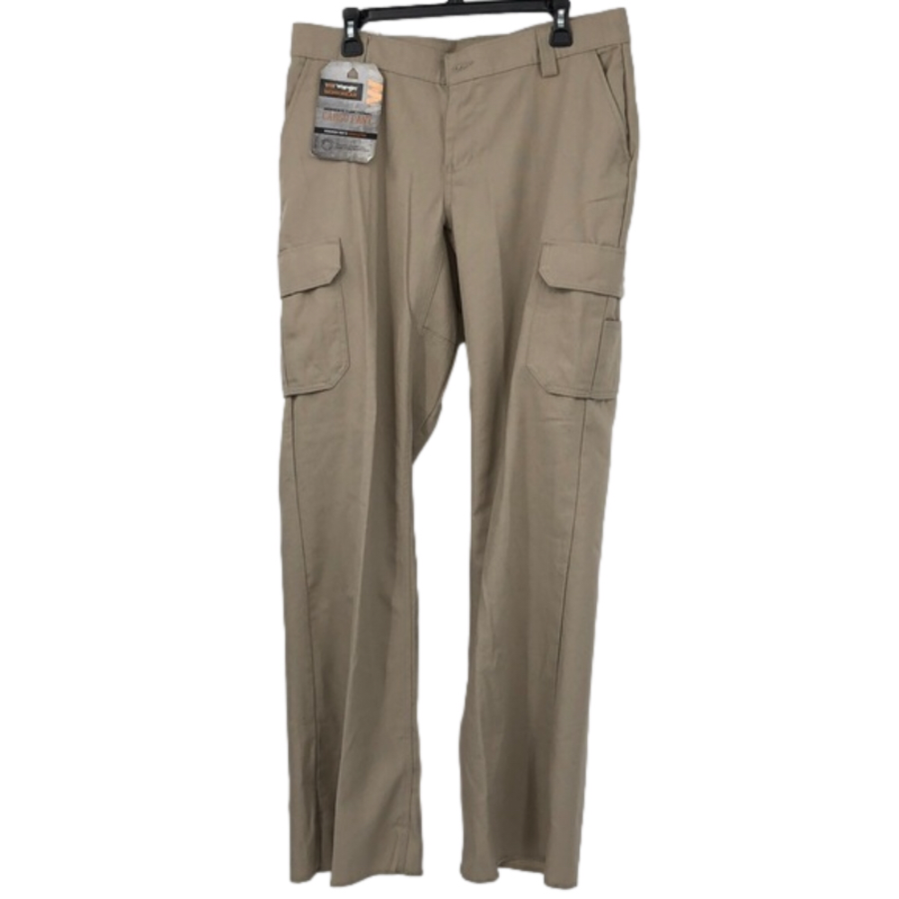 Wrangler Workwear Women’s Functional Cargo Pants Khaki Size 12x36U